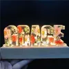 26 lettres majuscules résine Silicone moule cadeau lettre à décorer époxy moule artisanat outils pour fête d'anniversaire Couple proposition décoration