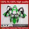 Vücut KAWASAKI ZX900 ZX9 R ZX 9R 9 R 900 900cc 00 01 56HC.45 ZX900CC ZX9R 02 03 2002 2003 2000 2001 ZX9R Tam Kalafatlama yeşil fabrika kiti