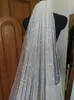 Longueur de la cathédrale romantique 1 niveau perle perlée longue voile de mariée doux tulle blanc ivoire voiles de mariage accessoires faits à la main couvre-chef 2121219