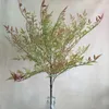 Dekoratif Çiçek Çelenkleri Yapay Bitki Nandina Pelargonium Çin Evi ve Ev El Model Oda Dekorasyon Düğün Pografi