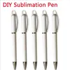 Gepersonaliseerde Gel Pen DIY Sublimatie Ballpoint Pennen Pers Type Automatisch Potlood met Black Ink Office School Stationery Supplies