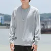 Męskie bluzy Moda Design Casual Male Pullover Mens Crewneck Długi Rękaw Okrągły Bluza Neck 210715