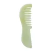 Head Massager Jade Massage Comb Natural Xiuyan Stone Gua Sha Scraping Body Hair Smoothing Beauty Health Care Treatment