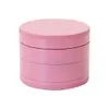 63mm ceramic paint aluminum alloy smoke grinder four layer makaron metal Herb Grinder