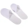 Disposable White Hotel Slippers for Guests Men and Women Closed Toe Slippers Suitable for Most Men 30 Pairs