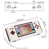 Draagbare game-spelers 4K HD Draadloze 4,3-inch twee speler Rode en witte handheld console, retro compatibel met FC geel multi-cartrid
