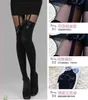 Sexy Kobiety Lady Girls Black Netto Fishnet Pattern Bowknot Pończochy Rajstopy Style 1 sztuk DWW28 Y1130