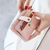 Card Holders Taoyin Leather Holder Women039s Simple And Fresh Korean Cute Personalized Mini Multiple Slots Thin Coin Purse Wome6424421
