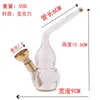 Portable mini acrylic plastic water pipe Old traditional copper water pipe