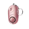 2021 Ny 130dB Säkerhet Personligt Alarm Självförsvar Keychain Nöd Personlig Pull Alarm Kvinnor Barn Oldman Pocket Alarm