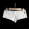 Seksi kadın püskül alçak rise kısa seksi denim ganimet seksi kot pantolon vintage sevimli mikro mini kısa kulüp giyim artı boyut 210301