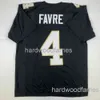 Custom Brett Favre Southern Miss Black College Football Jersey Adicione qualquer n￺mero de nome