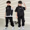 kids black dance pants