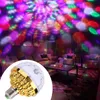 4 pcs 6w rotating cristal bola mágica RGB efeitos de lâmpada lâmpada lâmpada mini lâmpada para festa de discoteca DJ festas de natal eficazes