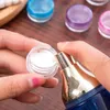 3g/5g Plastic Cosmetic Jar bottles Makeup Cream Nail Art Bead storage container Round Bottle Case