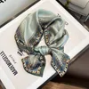 100% Lenço de Seda para Mulheres Longa Imprimir Luxo Shawls Natural Envoltório Floral Verão LadiesCarf Lenços Reais Pure 2021