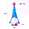 Independence Day Plysch Toy Patriotic Facesseless Doll Handgjorda Ornaments Dekoration Utsökt Plush Dock Ornaments