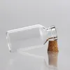 Cork Stopers cam şişeler, DIY dekorasyon küçük cam kavanozlar iyilikleri, mini flakonlar mantar, sanat el sanatları için 5ml depolama kabı, küçük cam kavanozlar