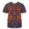 Fashion Trippy T-Shirt Brilho no escuro 3D Psychedelic Impresso Homens Mulheres Mangas Curtas Verão Streetwear Casual Camiseta 210629