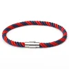 Urok bransolety minimalistyczna Lucky Rope Bransoletka dla kobiet mężczyzn 8 kolorów nylonowe splot Braslet joga medytacja biżuteria miłośnik daru miłośnika radości Joyas