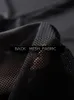 ブラックメンズTシャツドラゴンスケールシルキーファブリックティーファッションダークグレインVネックスリムショートスリーブM-4XL