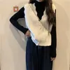 薄いレトロベストセーター女性のVネックソリッドファッション韓国ニットカーディガンヴィンテージニットウェア秋210604
