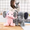 Juguete de lujo de alta calidad Lindo Elefante Humphrey Dibujos animados de relleno suave Muñeca de animales para niños regalos de cumpleaños