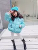 winter kids girls solid striped coat hooded children039s down jacket babies girl snow wear outwear warm coats6473215