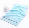 2 pcs manta rosto toalha facecloth grade 100% algodão impressão toalhas rosa creme azul mão toalha check 32 * 72cm