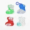 Christmas kids gifts anti anxiety fidget toys simple key ring keychain Xmas tree santa stocking hat bell tie dye finger bubble puzzle ornaments hanging