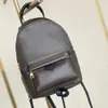 Damenrucksack mm pm Mini-Rucksäcke für Damen, Luxus-Designer-Rucksäcke, modische Schultertaschen aus echtem Leder in Top-Qualität, braune alte Blume