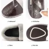 Home slippers PU leather mens slippers Dirty-resistant slippers man artificial plush soft indoor Men shoes waterproof 201125