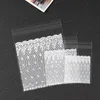 Gift Wrap 500PCS Elegant White Lace Printed Cookie Bags Cellophane Plastic Biscuit Candy Packing Self Adhesive OPP Food Grade1331820