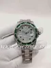 Hommes regarde l'usine Blue Green Diamond Classic Classic 40 mm 2813 Mouvement automatique STRAP DE DIAMON