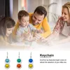 Push Pop Bubble Keyring Fidget Sensory Toy Autism Special Behov Pops Fidget Squeeze Funny Anti-Stress Stress Reliever Toys For Baby Children