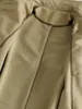 أنيقة المرأة خندق الخريف أزياء مزدوجة الصدر معطف مع حزام الحديثة سيدة فضفاضة طويلة قميص 210602
