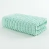 Serviette 33x72cm petite grille haute qualité 100% coton serviettes de bain pour adulte doux absorbant ménage ensembles de salle de bain