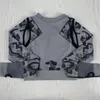 Yoga Outfit Långärmad Öppning Stickade Sport Strumpbyxor Navel Seamless Andningsskydd T-shirt ActiveWear Open Back Top Gratis Shiping