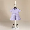 Été Toddler Bébés Filles De Noël Santa Rayé Imprimer Tulle Robe Tenues Princesse Robe De Soirée Infantil Enfants Enfants Vêtements Q0716