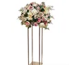 Düğün Metal Altın Renk Çiçek Sütun Düğün Masa Merkezi için Standı Centerpiece Dekorasyon Çiçek Düzenleme Dekor