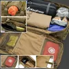 Resa ryggsäck Tactical militari väska Vattentät Vandring Rucksack Utomhus Nylon axelpaket för camping klättring molle 220216