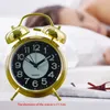 Other Clocks & Accessories Retro Digital Alarm Clock Metal Silent Non-Ticking Battery Desk Quartz Travel With Backlight For Bedroom