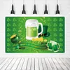 NEW6X4FT St. Flags Patrick's Day Banners Babies Douche Backdrop Lucky Shamrock Parties Decoratie Iers Luck Days Party ZZB12306