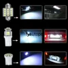 13 sztuk Auto Tuning LED Lights Wnętrze Zestaw Pakietowy Do Domu Lampy Lampy Lampy Lampy Lampy Lampy Białe Akcesoria samochodowe