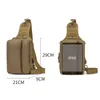 USB Charge Poitrine Sac Randonnée Militaire Tactique Hommes Armée Camouflage Épaule Sling Pêche Blaso Voyage Camping XA843WA 220216