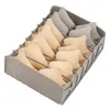 Storage Drawers Underwear Boxes Foldable Scarf Socks Bra Drawer Box Non-Woven Washable Household Clothing Organizer 5341 Q2