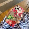 Fashion Flower Design Phone Case for iPhone 12 12pro 11 11pro X Xs Max Xr 8 7 6 6s Plus Hard Cover for Samsung S20 S10 S9 S8 Note 20 10 9 8