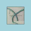 Bärade halsband hängar smycken 9-10mm South Sea Peacock Green Pearl Necklace 18 Inch 14k Gold Clasp Drop Delivery 2021 Uanzq