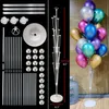 Decorazione per feste 7 11 19 tubi Porta palloncini Colonna Palloncini Stand Stick Balons Decorazioni di compleanno Bambini Matrimonio Decorazioni natalizie334U