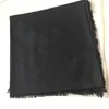 Diseñador de marca diseñó bufanda de lana clásica para hombres y mujeres de algodón bufandas de algodón toalla cuadrada 140 * 140 cm de algodón puro de calidad